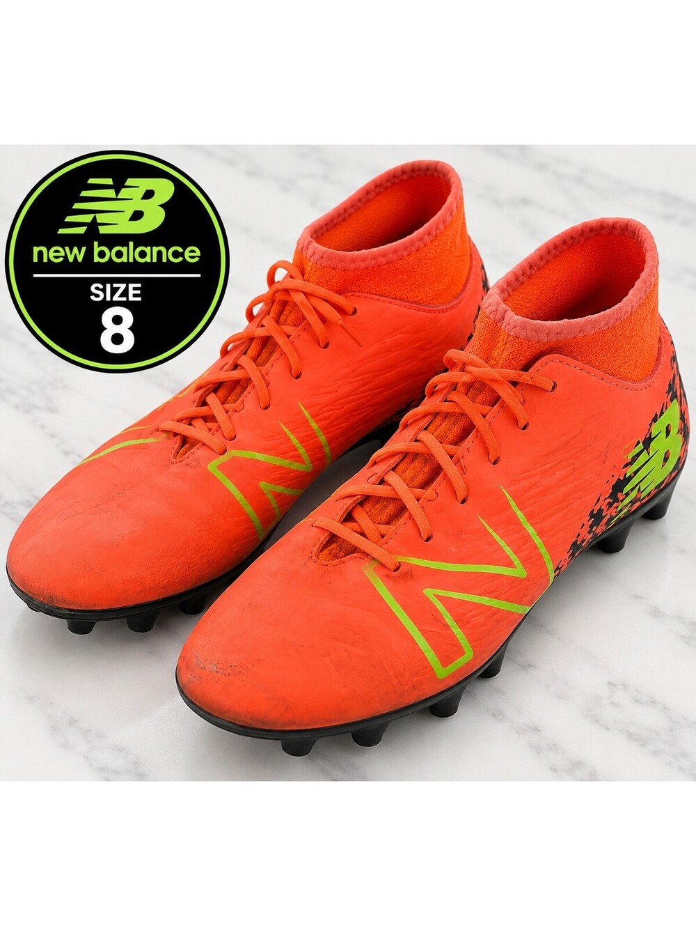 New Balance | Size 8 | Tekela Soccer Cleats Orange